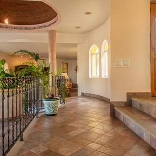 Beautiful details in entryway