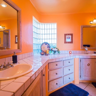 En suite bathroom