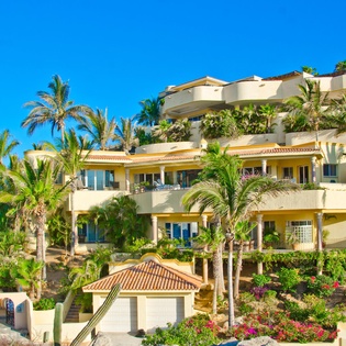 Exterior view of villa