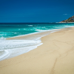 Gorgeous beach in front of villa