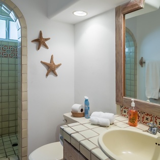 En suite bathroom