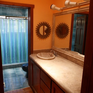 En suite bathroom