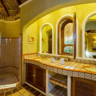En suite bathroom