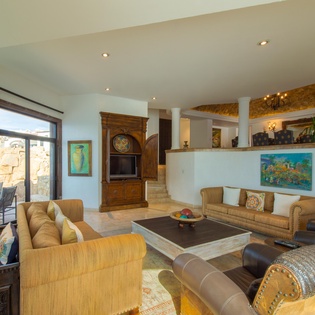 Spanish style living room