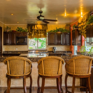 Gourmet kitchen