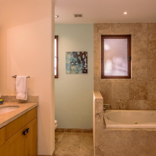 Full bathroom with bath tub