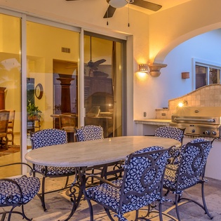 Outdoor grill and dining