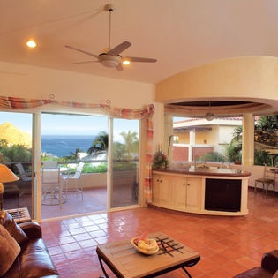 Living room kitchen