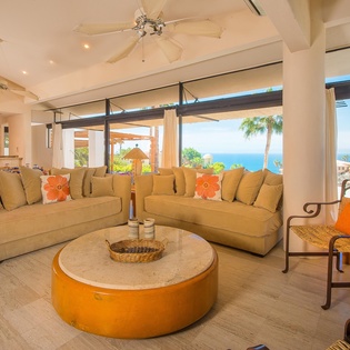 Indoor dining and living room