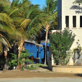 Exterior of villa