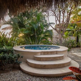 Relax in the jacuzzi