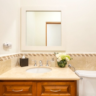 En suite bathroom