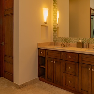 En suite bathroom