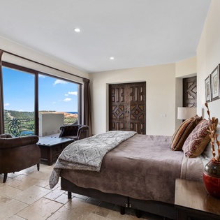 Bedroom suite with fantastic view