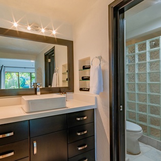 En suite bathroom