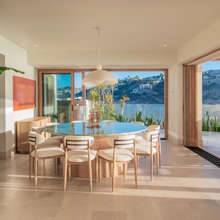 Sunny dining area