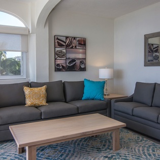 Spacious living area