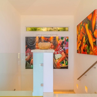 villa_esencia_del_mar_stairway_art
