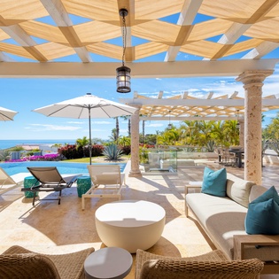 Patio with outdoor seating