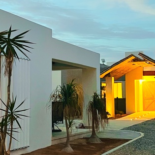 Exterior of villa