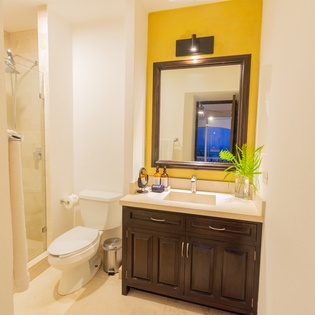 In-suite bathroom