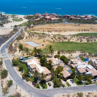 Aerial views of Pacific ocean