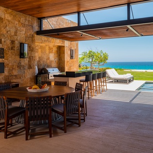 Terrace dining area
