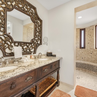 En suite bathroom