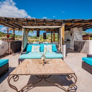 Outdoor seating on roof top