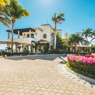 Exterior of villa