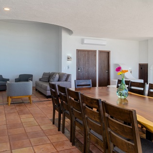 Living and dining area