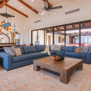 Spacious living area