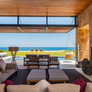 Spacious open living area