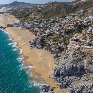 Aerial beach views