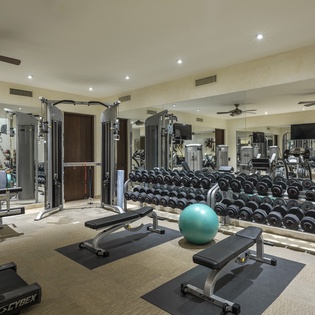 In-villa fitness center