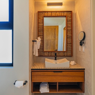 En suite bathroom