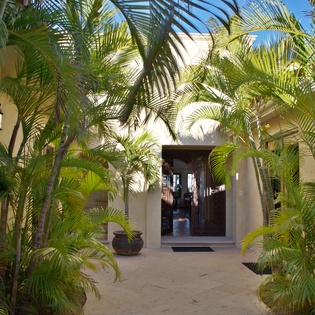 Exterior of villa