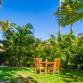 Sunny patio