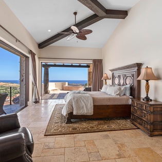 Bedroom suite with incredible views of ocean and golf courseCasa_Kay-22