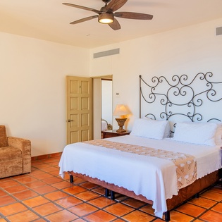 Bedroom suite with seating