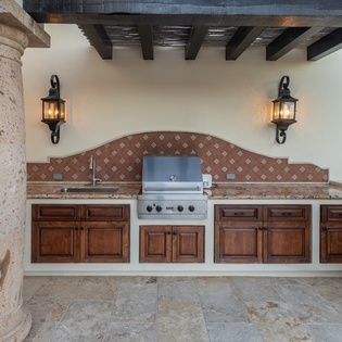 Patio BBQ grill