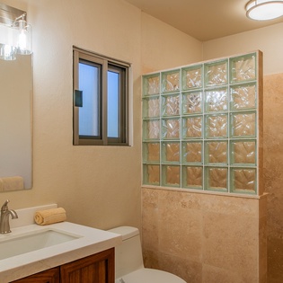 En suite bathroom