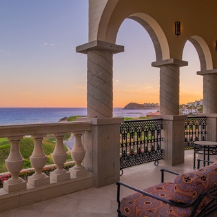 Balcony with ocean views
