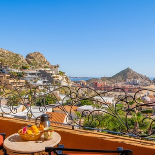 Ocean views on the terrace