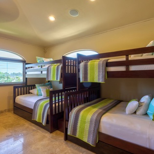 Mezzanine bed suite