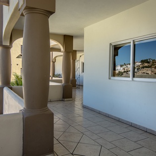 Spacious balcony