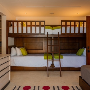 Bedroom with bunk beds