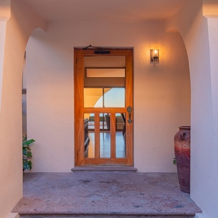 Villa entrance