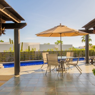 Patio with outdoor seating
