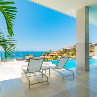Patio with view